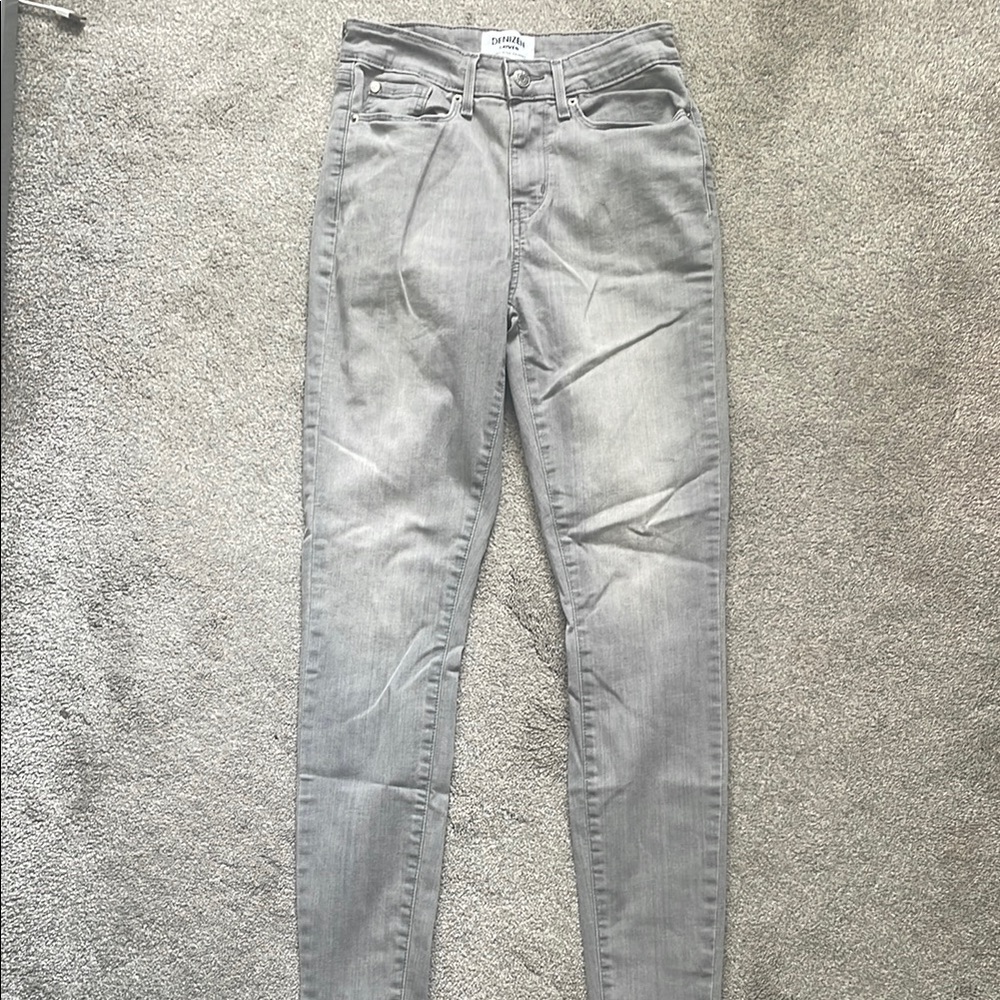 Denizen from Levi's Gray Skinny Jeans with Stretch